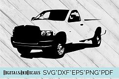 Dodge Ram 2003 Truck SVG Design Cutting File  Product Image 1