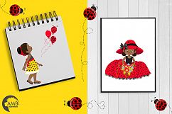 Sweet little ladies graphics, clipart, illustrations AMB-1598 Product Image 4