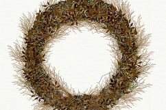 Large Wreaths &amp; Garland From My Garden/ Clipart- Elements Product Image 3