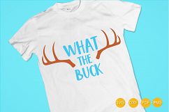 what-the-buck cutting files svg, dxf, pdf, eps included - cut files for cricut and silhouette - Cutting Files SG Product Image 4
