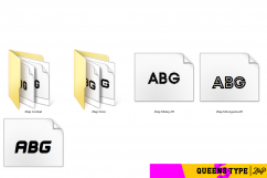 Zilap Queens type 5 fontpack Product Image 3