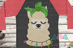 Llama with Bandana SVG DXF PNG Product Image 1