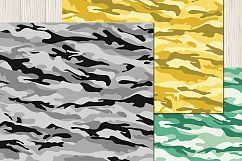 camouflage digital papers, camouflage pattern, digital papers, high quality 300 dpi, 12 x 12 inch , and 8.5 x 11 inch Product Image 2