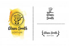 Hand drawn feminine premade logo v02 Product Image 9
