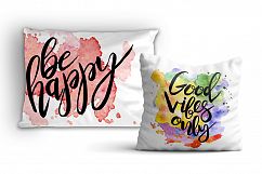 Hand drawn watercolor Inspirational quotes DIY pack Product Image 15