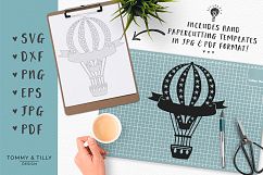 Kids Hot Air Balloons - SVG DXF PNG EPS JPG PDF Cutting File Product Image 4