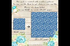 100 Seamless Ornament Floral Digital Papers 12 x 12 inch Product Image 3