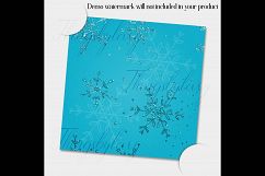 16 Blue Glitter Christmas Printable Digital Papers 12 inch Product Image 4