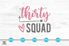 Thirty Squad SVG Product Image 2