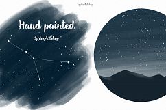 Moon Phases and ConstellatiDigital art High quality clipart Product Image 6