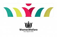 Women Welfare - Female Figure Stock Logo Template for Empowerment and Freedom Product Image 3