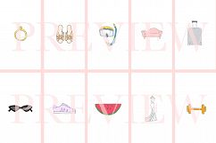 40 Instagram Story Highlights Icons in COLOUR, Hand Drawn Product Image 4