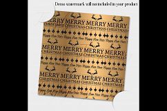 24 Luxury Black and Gold Christmas Holiday Digital Papers Product Image 3