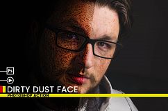 Dirty Dust Face Photoshop Actions Product Image 6