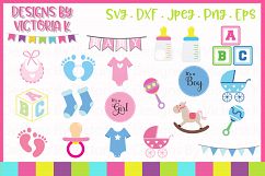 New Baby SVG Cut Files Product Image 1
