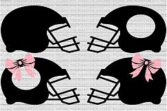 Football Monogram SVG Set of 4 Product Image 1