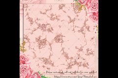 16 Rose Gold Blush Pink Glitter Marble Texture Digital Paper Product Image 2