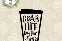 Grab Life by the Beans Coffee Cup SVG Product Image 2