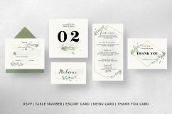 Modern Gold Foliage Wedding Suite Product Image 5