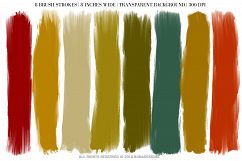 Brush Strokes, Digital Brush Strokes Product Image 2