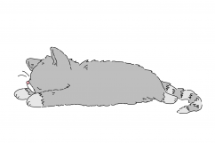 Sleepy Cats CLIP ART Product Image 4