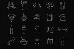 Line Icons Food Set Product Image 4