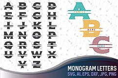 Letters for monograms Bundle SVG, DXF, JPG, PNG, DWG, AI, EPS Product Image 1