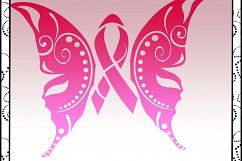 Breast Cancer ribbon svg files - Breast Cancer awareness SVG files  Product Image 2