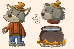 Three Little Pigs Clip Art Product Image 5