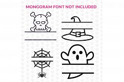 Big SVG Bundle - 31 Halloween Monogram Frame SVG EPS DXF PNG Product Image 7