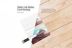 Wafer USB Wallet Card Mockup Product Image 1