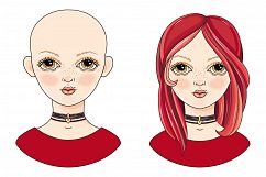 Hair KREATOR. Girl. Avatar.  Product Image 10