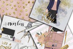 Mom Boss Digital Paper Pack Product Image 3