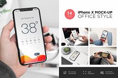 iPhone X Mock-Up Office Style Product Image 1