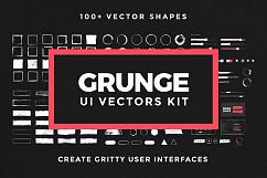 Grunge UI Vectors Kit Product Image 1