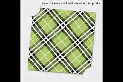 24 Seamless Greenery Plaid Digital Papers, Tartan, Gingham Product Image 7