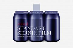 Aluminum Can 6 Pack Mockup Product Image 2