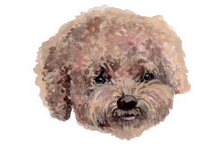 Hand Painted Watercolor Dogs | Clip Art | PNG/JPEG Product Image 6