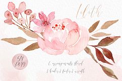 Lilith. Watercolor clipart Product Image 3