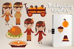Thanksgiving Day Clipart Graphics and Illustration Product Image 1
