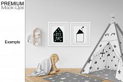 Kids Teepee, Pouf, Wall &amp; Frames Set Product Image 16
