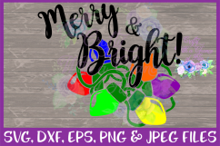 Christmas Quote SVG * Merry Christmas SVG * Let It Snow SVG * Most Wonderful Time of the Year SVG * Santa&#039;s Workshop SVG * Merry &amp; Bright SVG *  Product Image 3