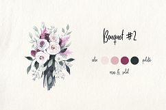 Bridal Bouquets: floral watercolor collection Product Image 4