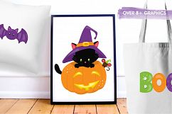 Halloween Kittens graphics and illustrations Product Image 5