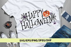 Happy Halloween - Halloween SVG EPS DXF PNG Cutting Files Product Image 1
