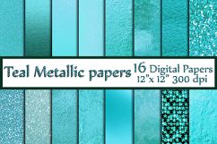 Teal Digital Paper Product Image 1