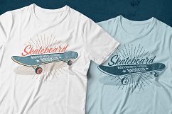 Skateboard Retro Print Product Image 2