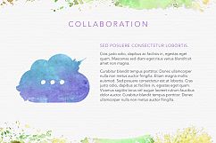 Watercolor Keynote Template Product Image 11