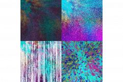 Peacock Textures Digital Paper Product Image 3
