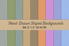 Hand-Drawn Striped Backgrounds Product Image 1